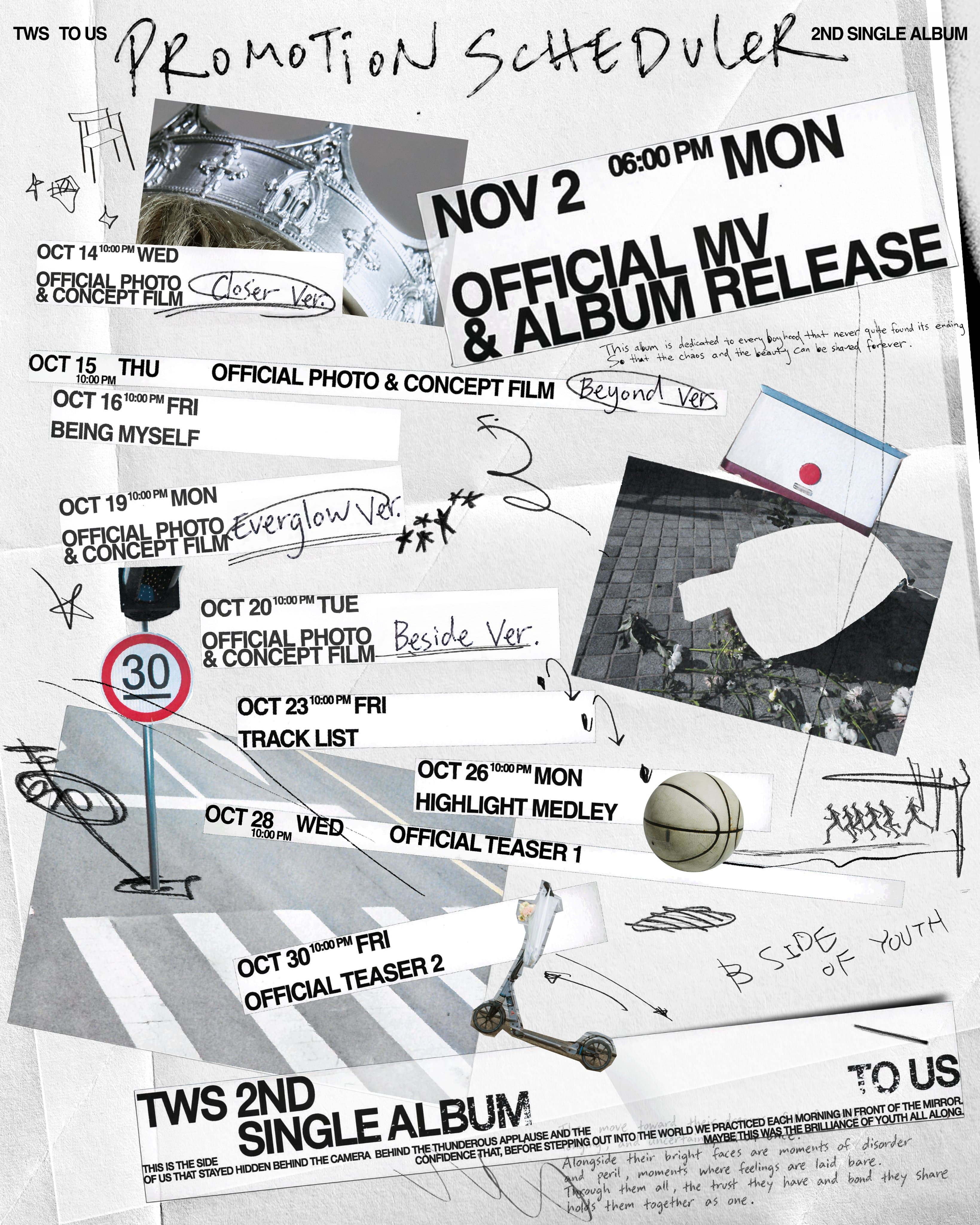 TWS vuelve el 2 de noviembre con TO US