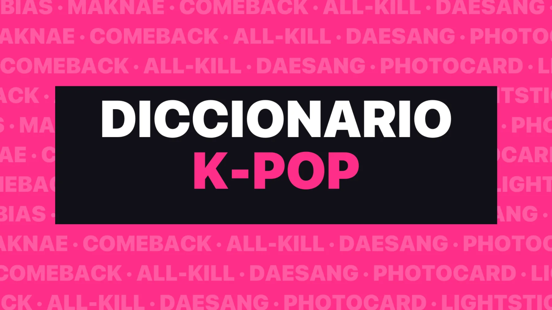 Diccionario K-pop: qué significan bias, maknae y más